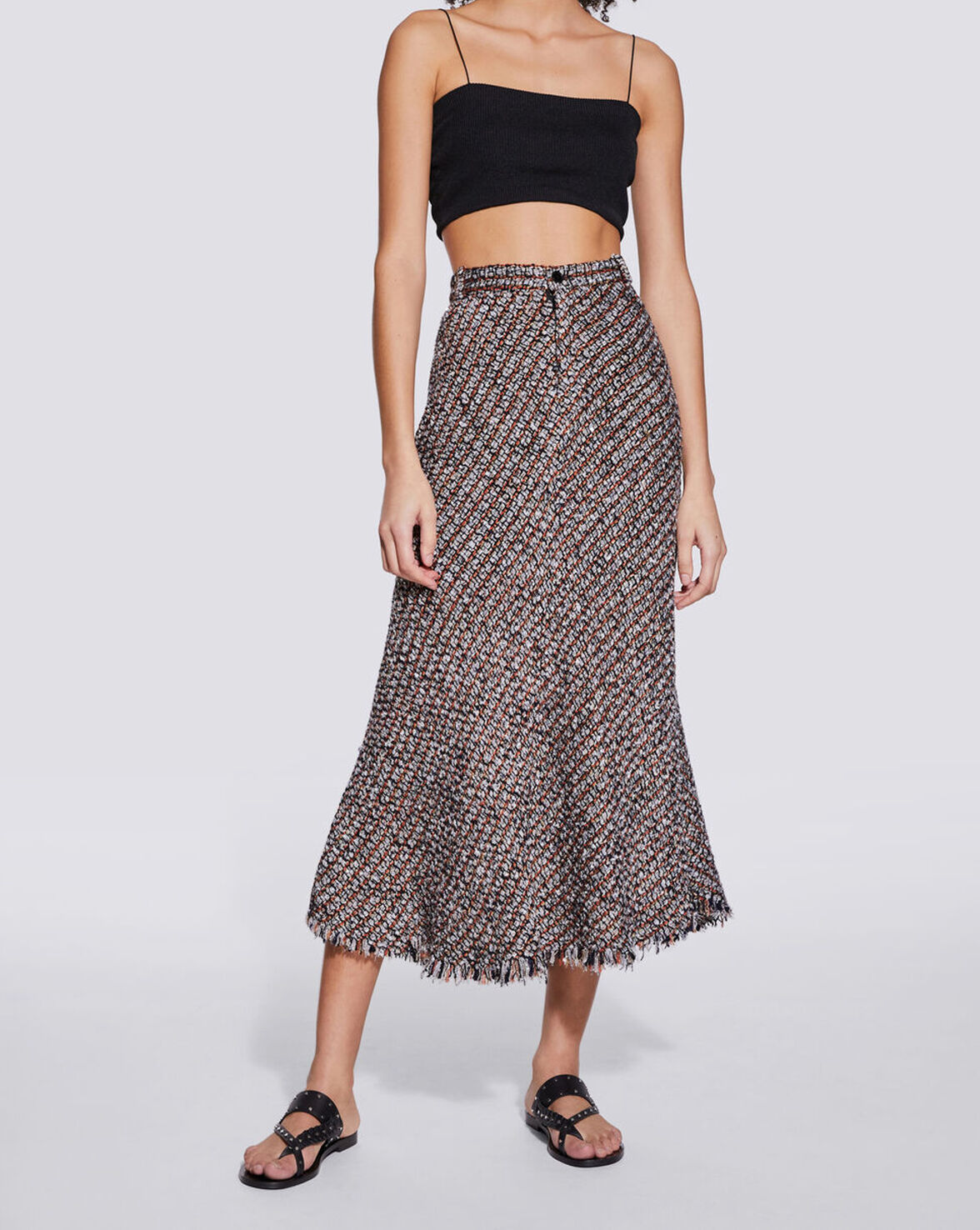 IZIE RIBBED CROPPED BRA image number null